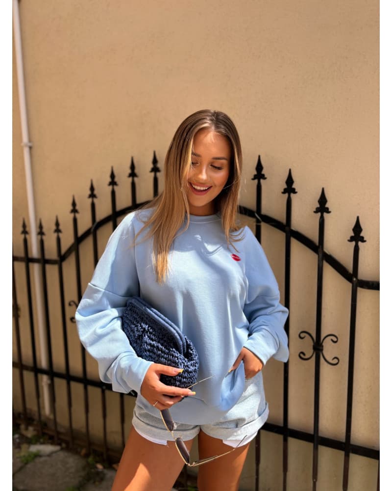 Bluza Kiss La Milla błękitna — zdjęcie 1 z 12