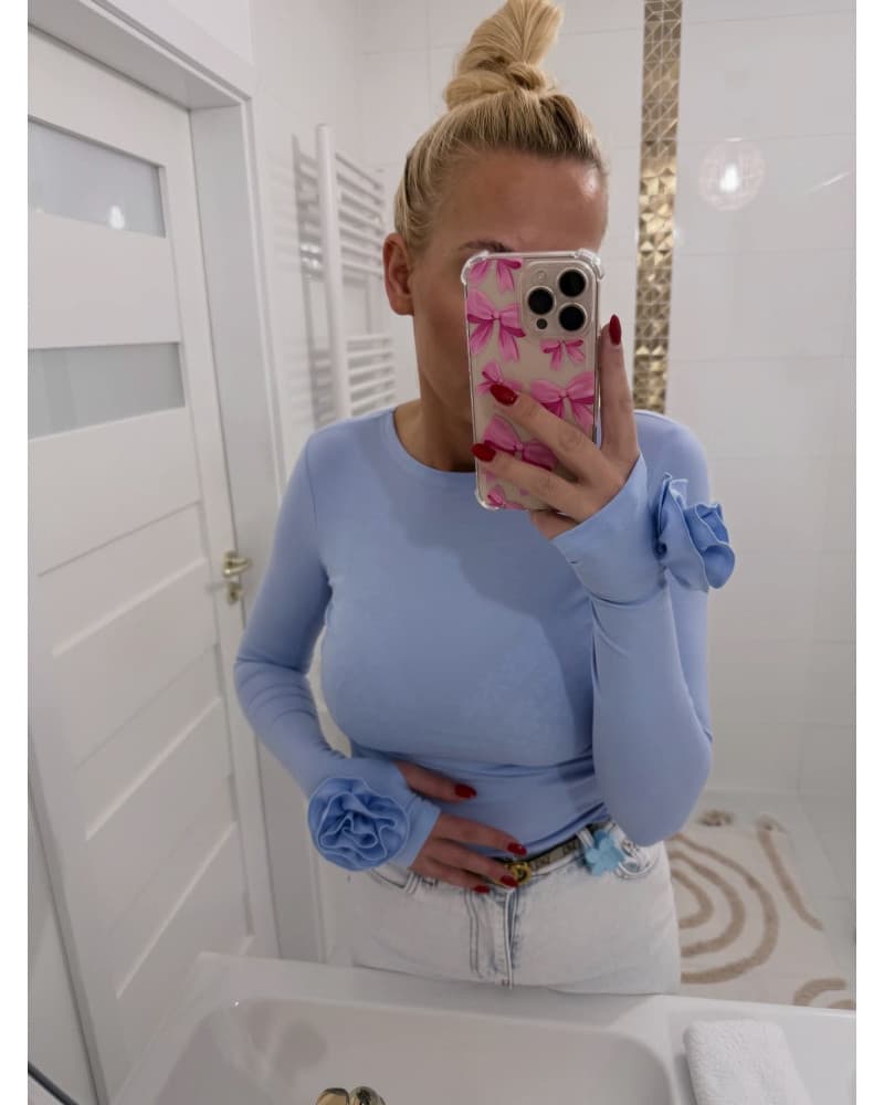 Bluzka ROSE baby blue — zdjęcie 1 z 1