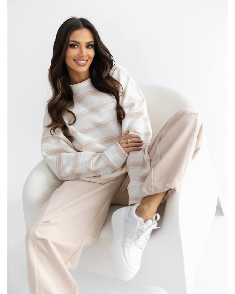 Bluza w paski By o la la...! nude — zdjęcie 1 z 3