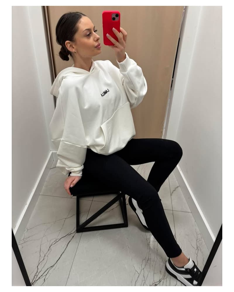 Legginsy prążkowane La Milla czarne — zdjęcie 1 z 4