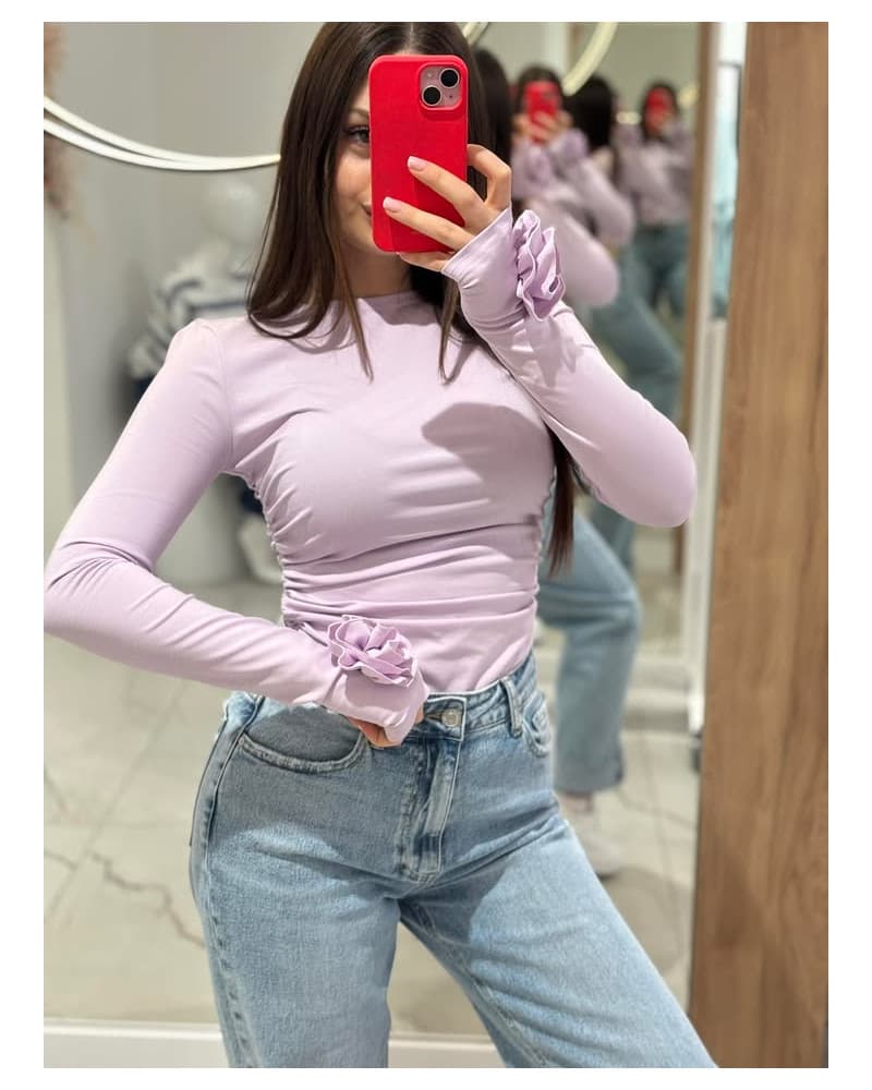 Bluzka ROSE lila — zdjęcie 1 z 2