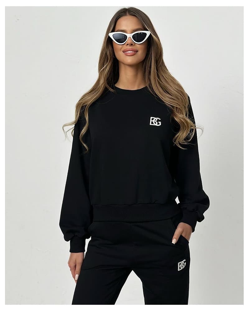 Bluza z logo Brandenburg czarna — zdjęcie 1 z 1