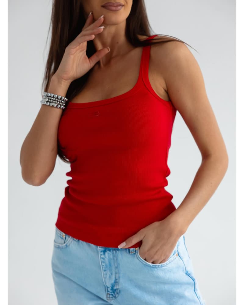 Top na ramiączkach By o la la...! red kiss — zdjęcie 1 z 1