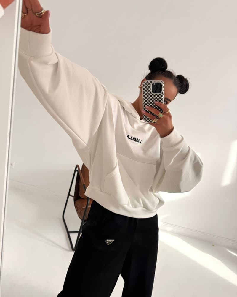 Bluza z kapturem La Milla śmietanowa — zdjęcie 1 z 6